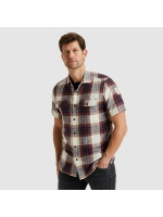 PME Legend Short Sleeve Shirt Y/D Slub Herrin 4021 Dry rose