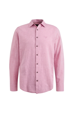 PME Legend Long Sleeve Shirt Cotton Linen 2 t 3116 Rapture rose