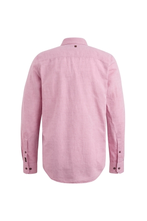 PME Legend Long Sleeve Shirt Cotton Linen 2 t 3116 Rapture rose