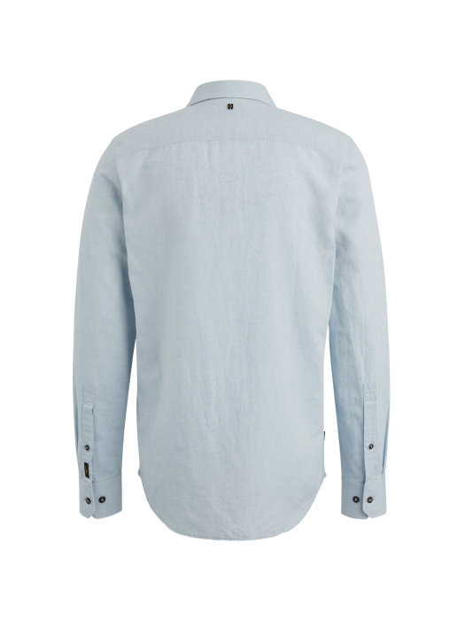 PME Legend Long Sleeve Shirt Cotton Linen 2 t 5040 Placid blue