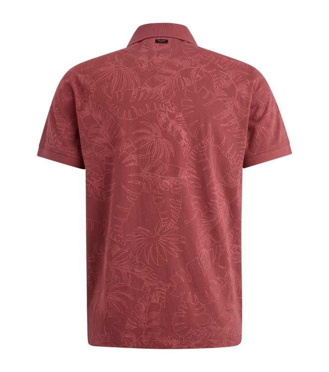 PME Legend Short sleeve polo Single jersey ao 4021 Dry rose