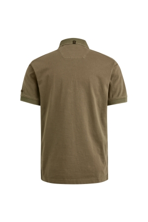 PME Legend Short sleeve polo cargo garment dy 8035 Beech