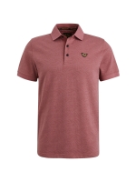 PME Legend Short sleeve polo Jacquard jersey 4021 Dry rose