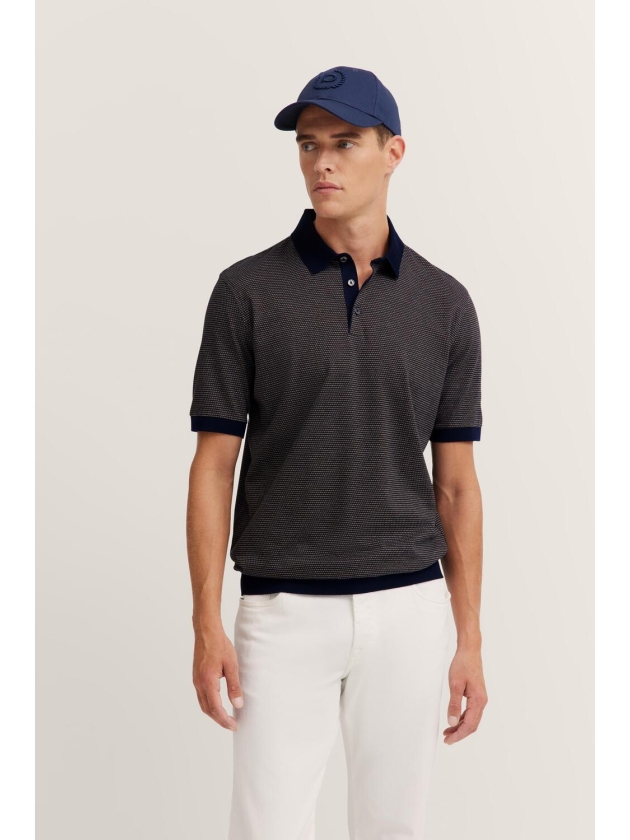 Bugatti HERREN POLO 1/2 ARM 070