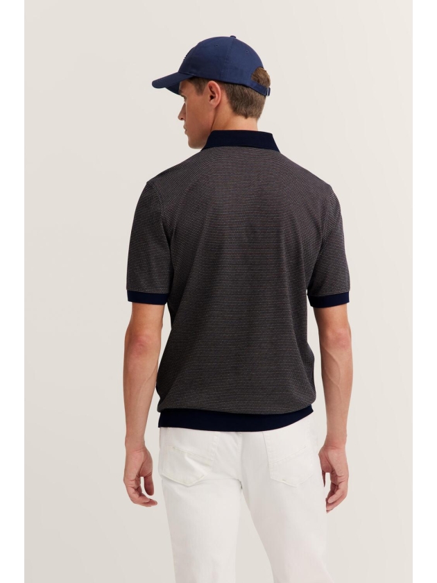 Bugatti HERREN POLO 1/2 ARM 070