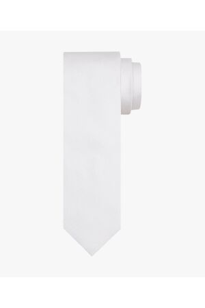Profuomo TIE SILK WOVEN WHITE White