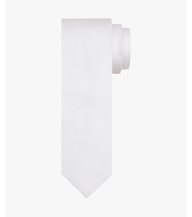 Profuomo TIE SILK WOVEN WHITE White