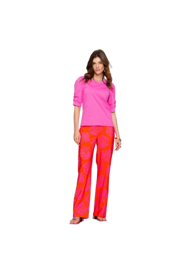 Geisha Pants 000220 Coral/pink