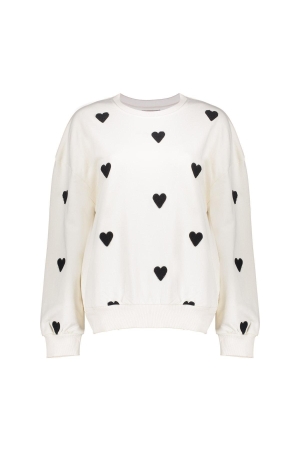 Geisha Sweater hearts terry 721 Light sand