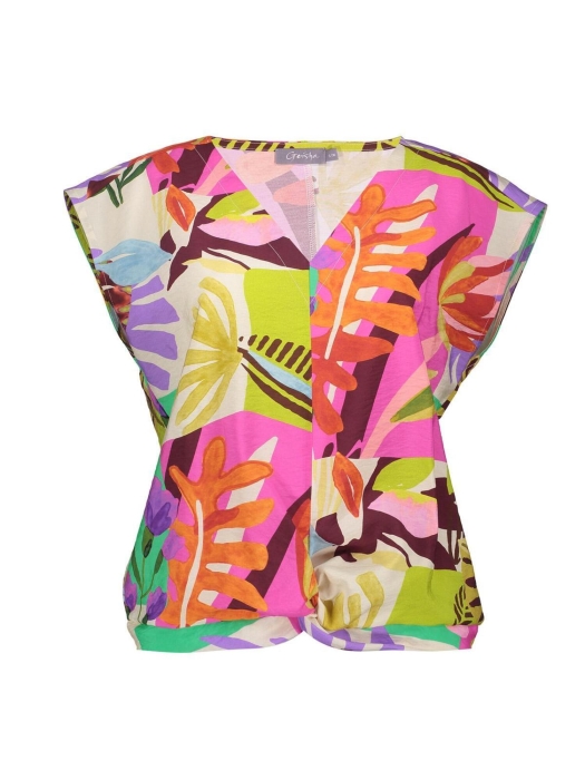 Geisha Top 000150 Yellow/pink