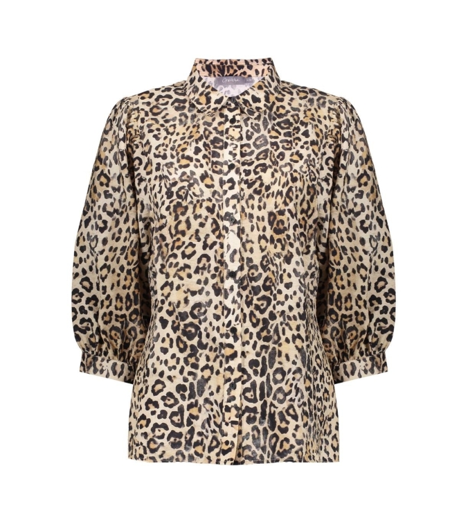 Geisha Blouse 720 Sand/black