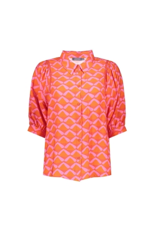 Geisha Blouse 000220 Coral/pink