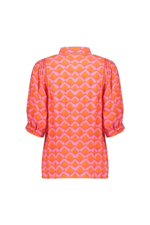 Geisha Blouse 000220 Coral/pink