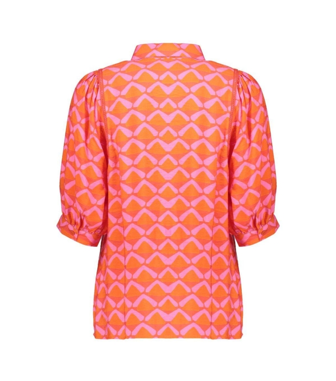 Geisha Blouse 000220 Coral/pink