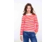 Geisha Pullover ajour stripes 250 Orange