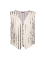 Geisha Gilet 720 Sand/black
