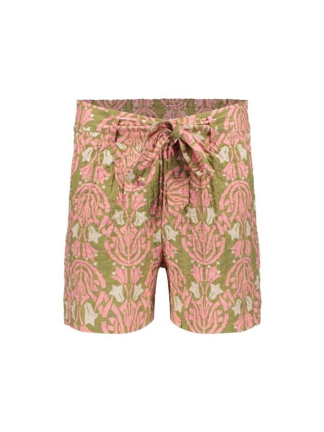Geisha Short 530 Green/pink