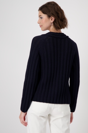 Monari Strickjacke 797 Deep ocean