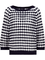Monari Pullover 798 Deep ocean ringel
