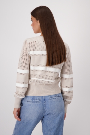 Monari Strickjacke 118 Warm sand