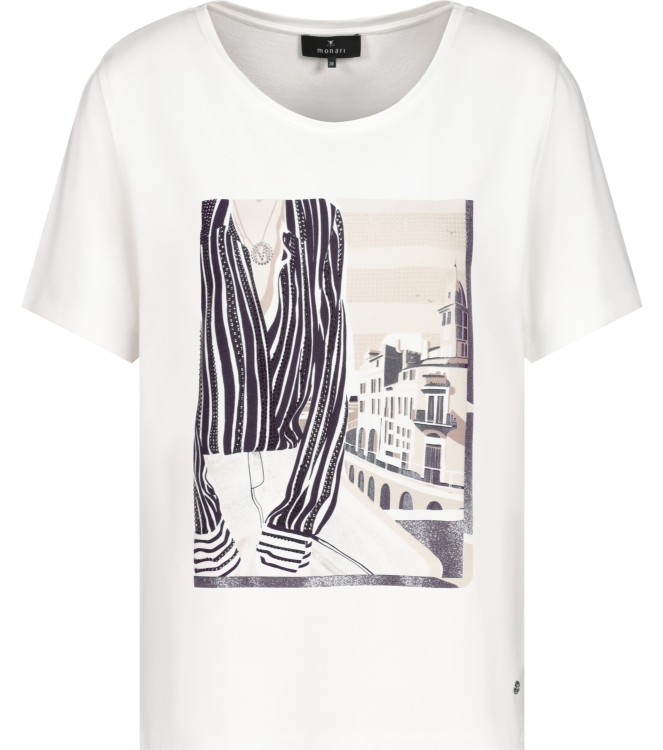 Monari T-Shirt 102 Off white