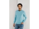 State of Art Pullover V-Neck Plai Mintblauw