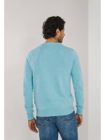 State of Art Pullover V-Neck Plai Mintblauw