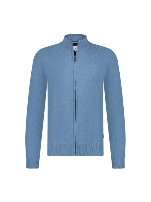 State of Art Cardigan Plain Knit Grijsblauw