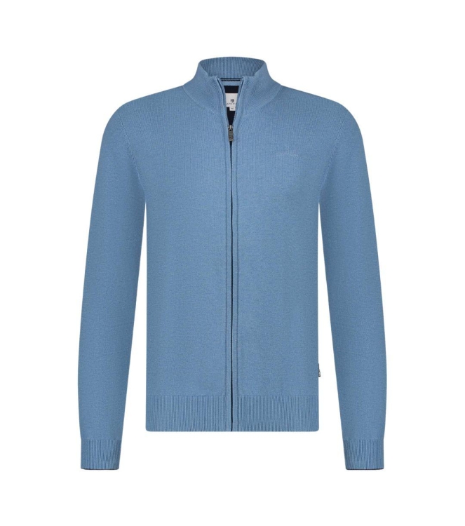 State of Art Cardigan Plain Knit Grijsblauw