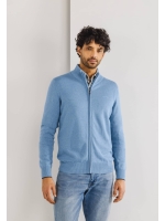 State of Art Cardigan Plain Knit Grijsblauw