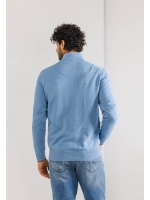 State of Art Cardigan Plain Knit Grijsblauw