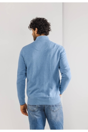 State of Art Cardigan Plain Knit Grijsblauw