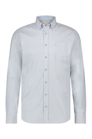 State of Art Shirt LS Striped Oxf Wit