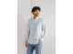 State of Art Shirt LS Striped Oxf Wit