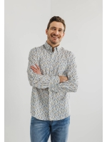 State of Art Shirt LS Print Popli Wit
