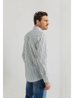 State of Art Shirt LS Print Popli Wit