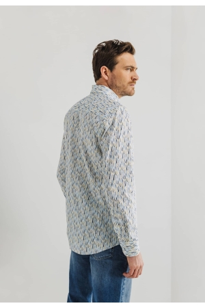 State of Art Shirt LS Print Popli Wit