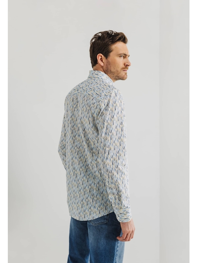 State of Art Shirt LS Print Popli Wit