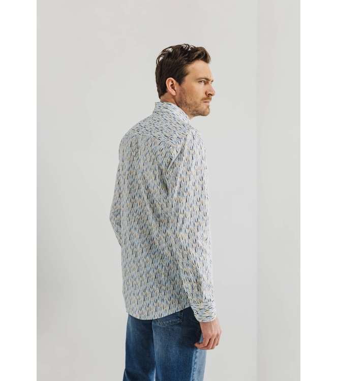 State of Art Shirt LS Print Popli Wit