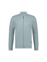 State of Art Cardigan Plain - Mou Mintblauw