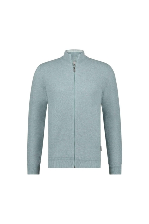 State of Art Cardigan Plain - Mou Mintblauw