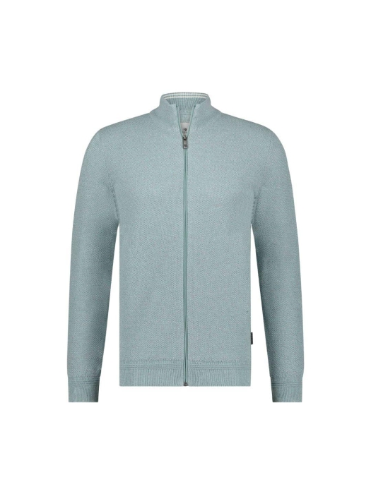 State of Art Cardigan Plain - Mou Mintblauw