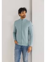 State of Art Cardigan Plain - Mou Mintblauw