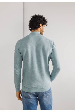 State of Art Cardigan Plain - Mou Mintblauw