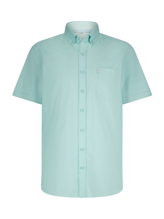 State of Art Shirt SS Plain Oxfor Wit