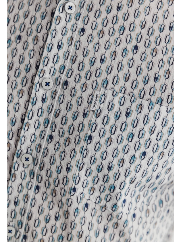 State of Art Shirt SS Print Popli Wit
