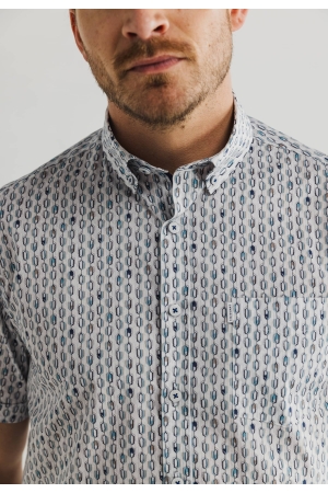 State of Art Shirt SS Print Popli Wit
