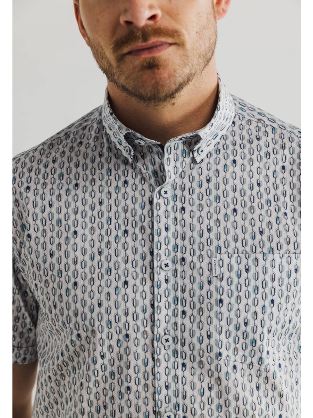 State of Art Shirt SS Print Popli Wit