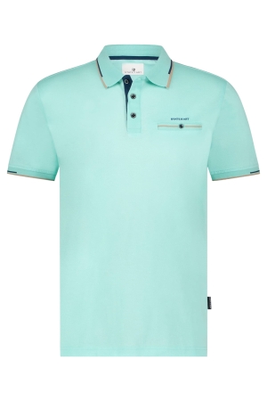 State of Art Poloshirt Piqu? SS P Mintblauw