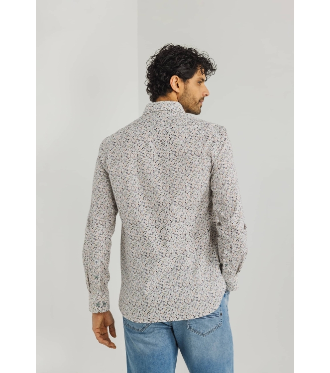 State of Art Shirt LS Print Popli Wit